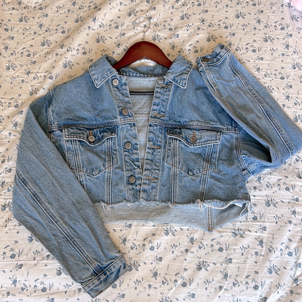 John galt cropped denim jacket